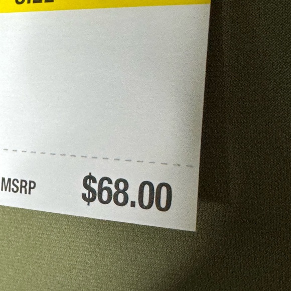 Michael Michael Kors top scoop neck peekaboo design on sleeve army green medium - Picture 5 of 8